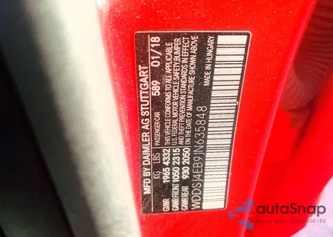 2018 Mercedes-Benz Cla 250 z USA, uszkodzony, nr VIN WDDSJ4EB9JN635848